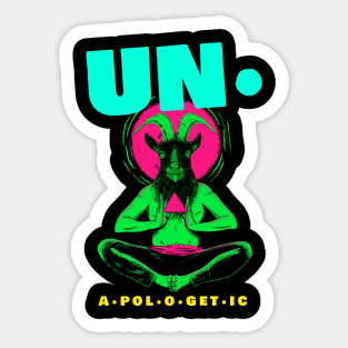 unapologetic Sticker